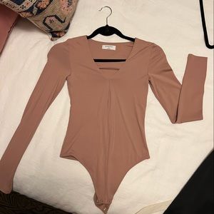 Babaton XS Nude Bodysuit